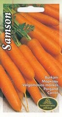 Морковь Нантская 5 САМСОН. Семена моркови цена и информация | Семена овощей, ягод | kaup24.ee