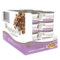 Konserv Kassidele Applaws Makrelli Ja Sardiiniga, 24X70 g hind ja info | Konservid kassidele | kaup24.ee