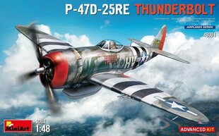 Liimitav mudel MiniArt 48001 P-47D-25RE Thunderbolt Advanced Kit 1/48 hind ja info | Liimitavad mudelid | kaup24.ee