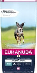 Eukanuba Dog для взрослых собак всех пород с птицей, 12 кг цена и информация | Сухой корм для собак | kaup24.ee