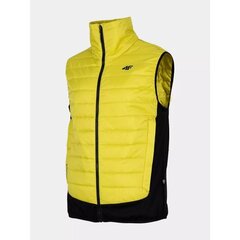 Vest meestele 4F M H4Z22BZM060 45S, kollane hind ja info | Meeste vestid | kaup24.ee