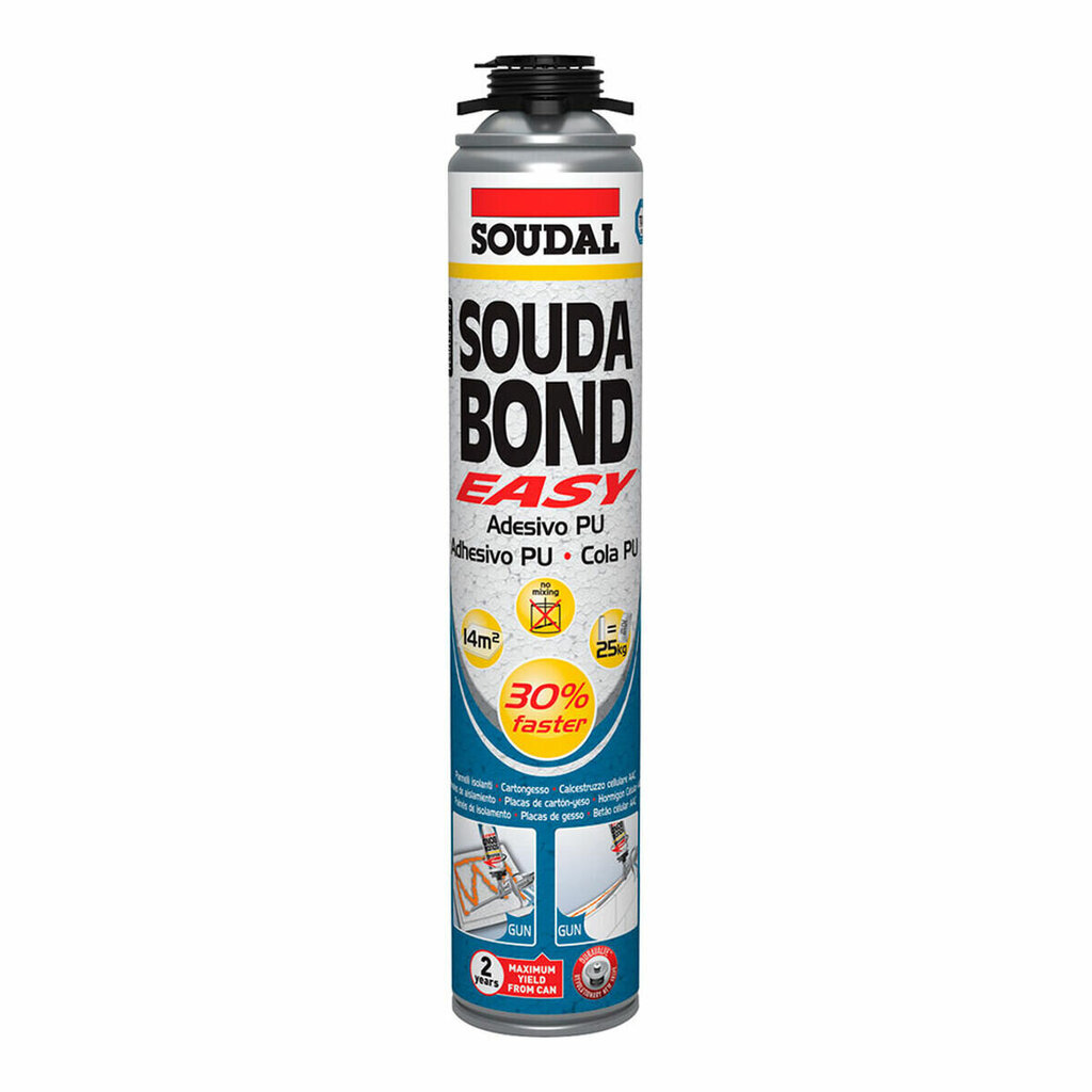 Paigaldusvaht Soudal, 750 ml hind ja info | Isolatsiooni- ja tihendus pakkematerjal | kaup24.ee