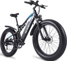 Электровелосипед GUNAI MX03, черный, 1000Вт, 17Ач цена и информация | Электровелосипеды | kaup24.ee