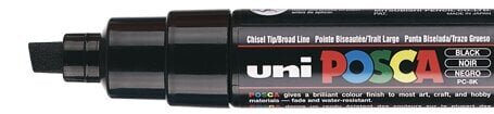 Marker UNI Posca PC-8K, must (24) hind ja info | Kirjutusvahendid | kaup24.ee