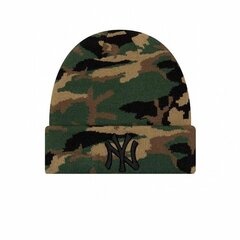 Кепка New Era Camo NYY Камуфляж Зеленый цена и информация | Женские шапки | kaup24.ee