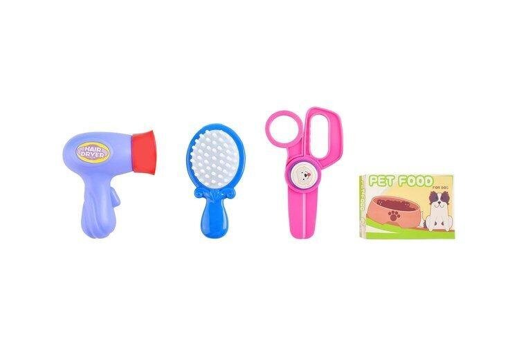 Mängukoerte juuksur, komplekt koera vannitamiseks цена и информация | Tüdrukute mänguasjad | kaup24.ee