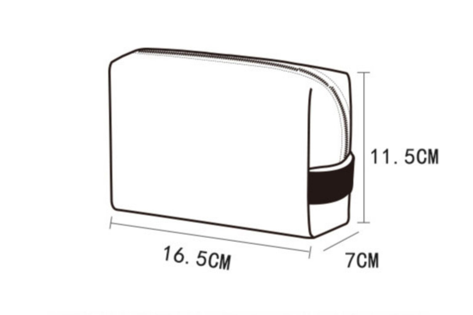 Kosmeetikakott Duravire, Punane, 16,5 x 11,5 x 7 cm hind ja info | Meigikotid, lauapeeglid | kaup24.ee