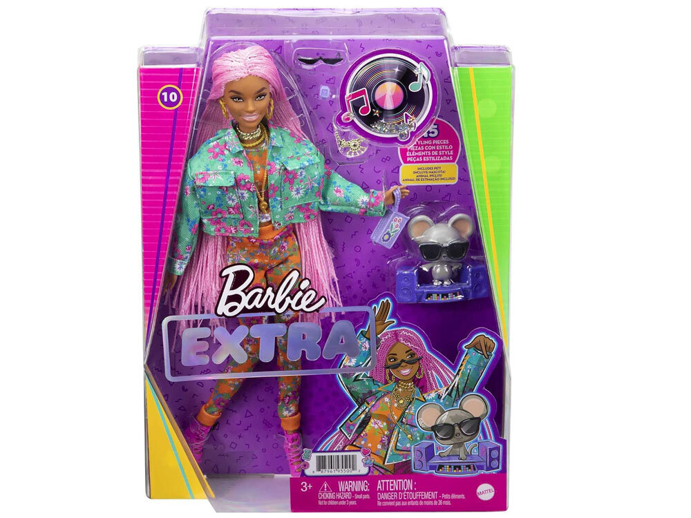 Nukk koos tarvikutega, Barbie Extra hind ja info | Tüdrukute mänguasjad | kaup24.ee