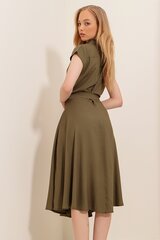 Naiste kleit, roheline цена и информация | Платья | kaup24.ee