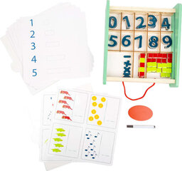 Puidust hariduslik matemaatika tahvel 140 tk цена и информация | Развивающие игрушки и игры | kaup24.ee