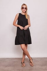 Женское платье, черное 907071222 цена и информация | Платья | kaup24.ee