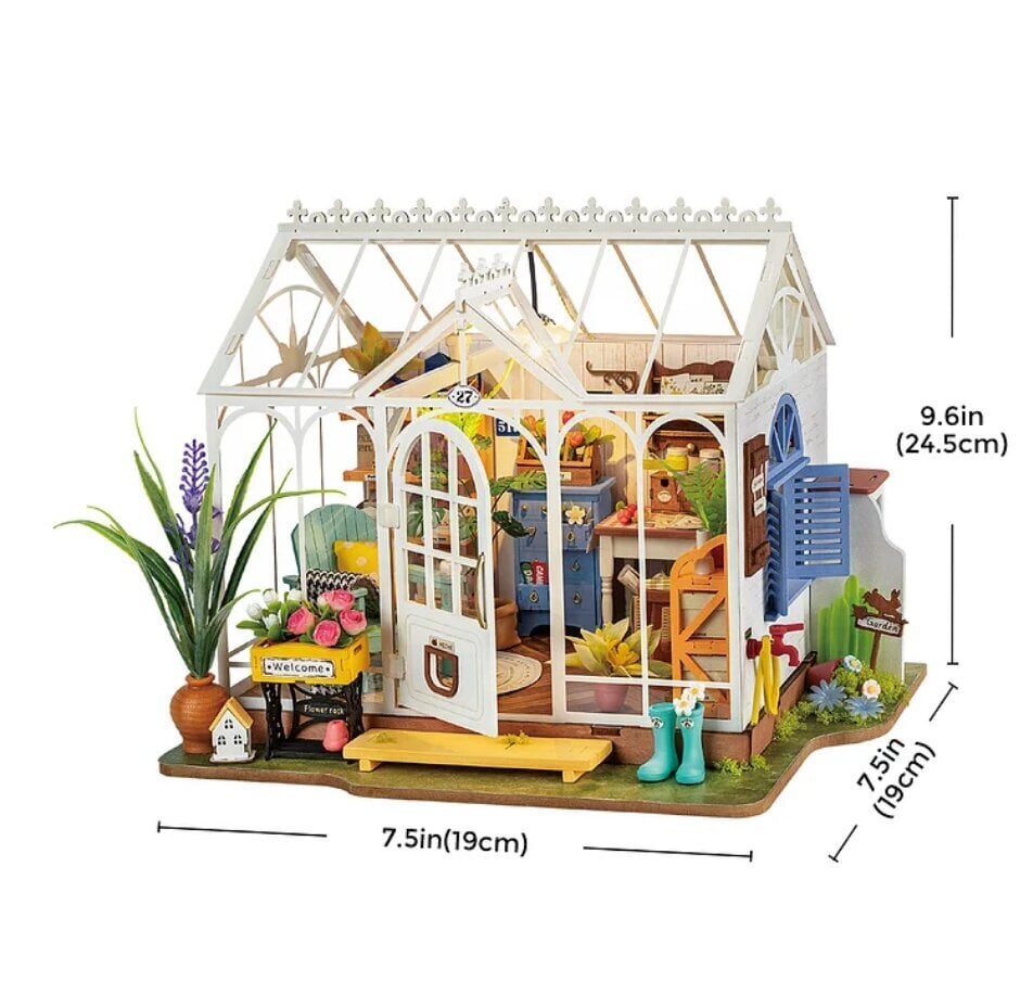 Konstruktor Minimaja 3D Robotime Dreamy Garden House цена и информация | Klotsid ja konstruktorid | kaup24.ee