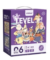 MiDeer Level Up! пазлы "Лесная сказка», 6 уровень, 2 пазла в комплекте 154-180 деталей цена и информация | Пазлы | kaup24.ee