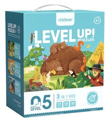 MiDeer Level UP! puslede komplekt "Imeline seiklus", tase 5 , 3tk komplektis 99-140 el. цена и информация | Пазлы | kaup24.ee