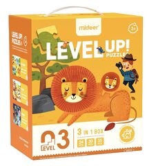 MiDeer Level UP набор из 3-х пазлов  "Среда обитания", уровень 3 цена и информация | Пазлы | kaup24.ee