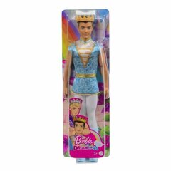 Nukk Ken Barbie Dreamtopia Brünett prints hind ja info | Tüdrukute mänguasjad | kaup24.ee