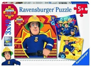 Pusle Ravensburger tuletõrjuja Sam, 9386, 147 tk. цена и информация | Пазлы | kaup24.ee