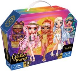 Glitter puzzle Rainbow High, 70tk цена и информация | Пазлы | kaup24.ee