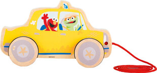 Puidust kabiin Sesame Street Small Foot, kollane hind ja info | Poiste mänguasjad | kaup24.ee