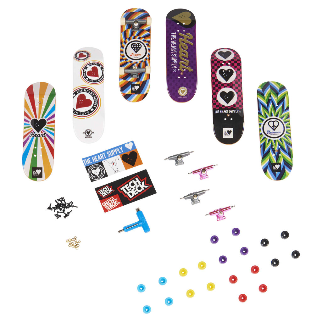 Set Tech Deck Sk8Shop 6 rula boonuspakk The Heart Supply + tarvikud цена и информация | Poiste mänguasjad | kaup24.ee