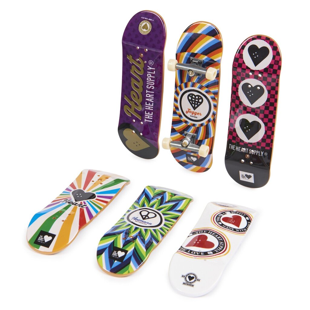 Set Tech Deck Sk8Shop 6 rula boonuspakk The Heart Supply + tarvikud цена и информация | Poiste mänguasjad | kaup24.ee