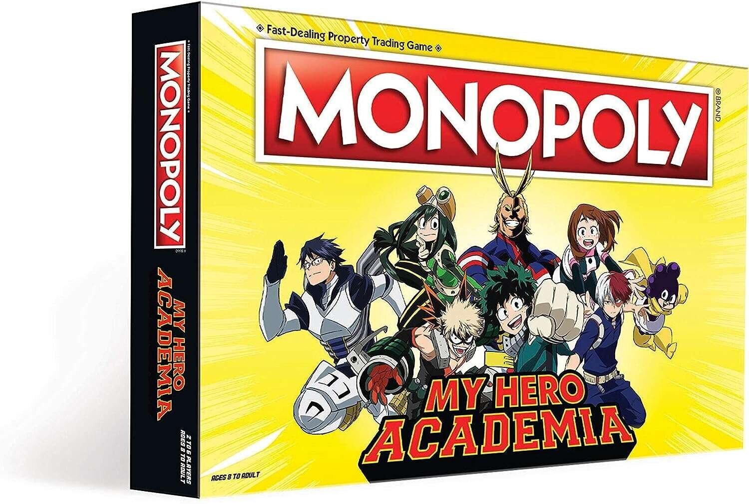 Lauamäng Monopoly My Hero Academia anime Ingliskeelne versioon цена |  kaup24.ee