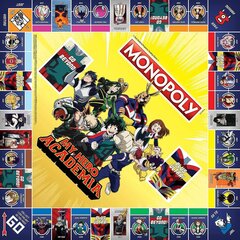 Lauamäng Monopoly My Hero Academia anime Ingliskeelne versioon цена и информация | Настольные игры, головоломки | kaup24.ee