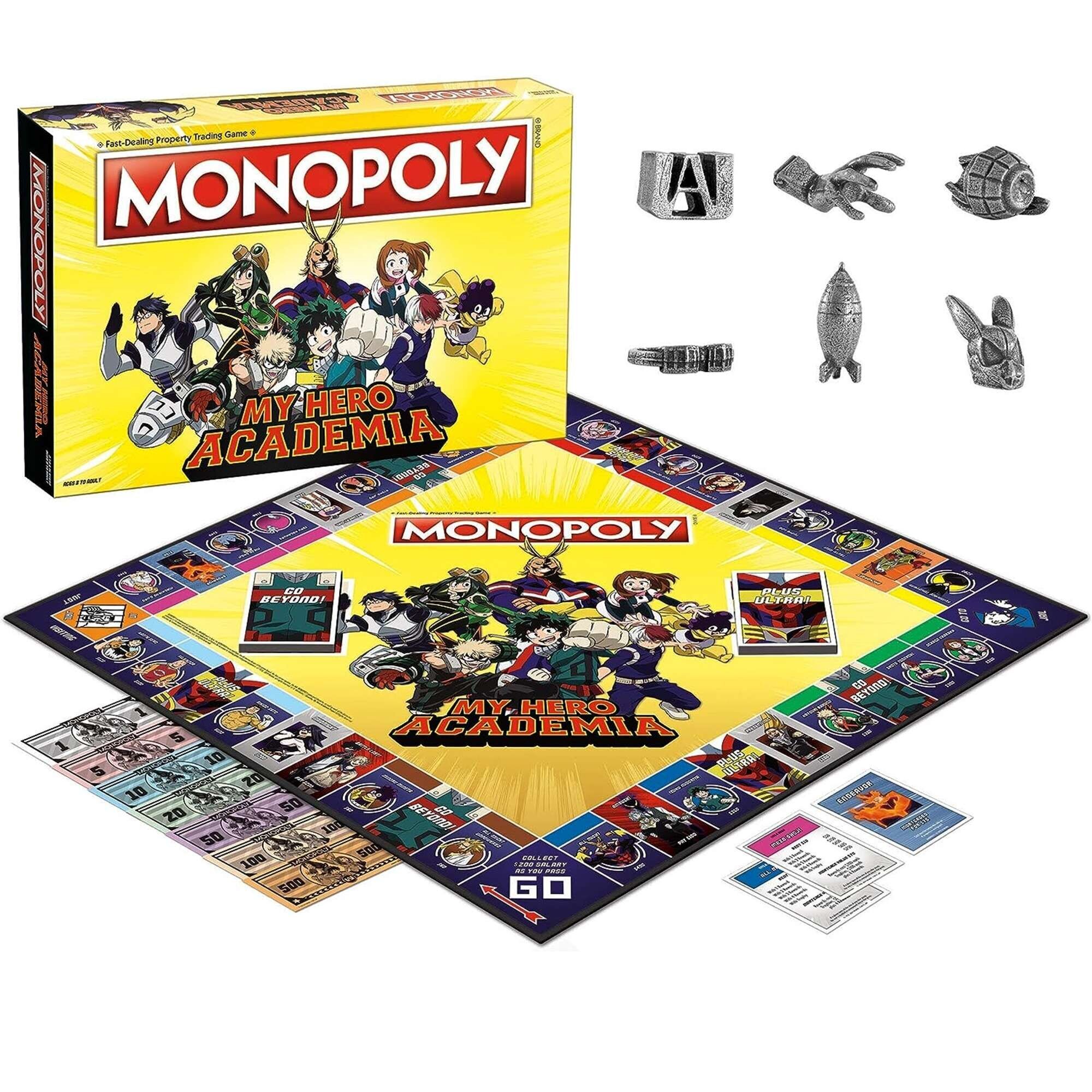 Lauamäng Monopoly My Hero Academia anime Ingliskeelne versioon цена |  kaup24.ee