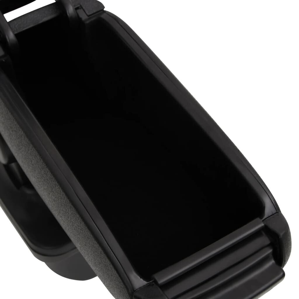 vidaXL auto käetugi, must, 14 x 35 x (37-53) cm, ABS hind ja info | Lisaseadmed | kaup24.ee
