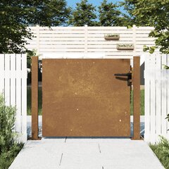vidaXL aiavärav, 105 x 105 cm, Corteni teras hind ja info | Aiad ja tarvikud | kaup24.ee