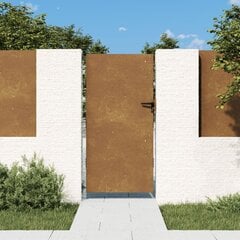 vidaXL aiavärav, 85 x 175 cm, corteni teras hind ja info | Aiad ja tarvikud | kaup24.ee