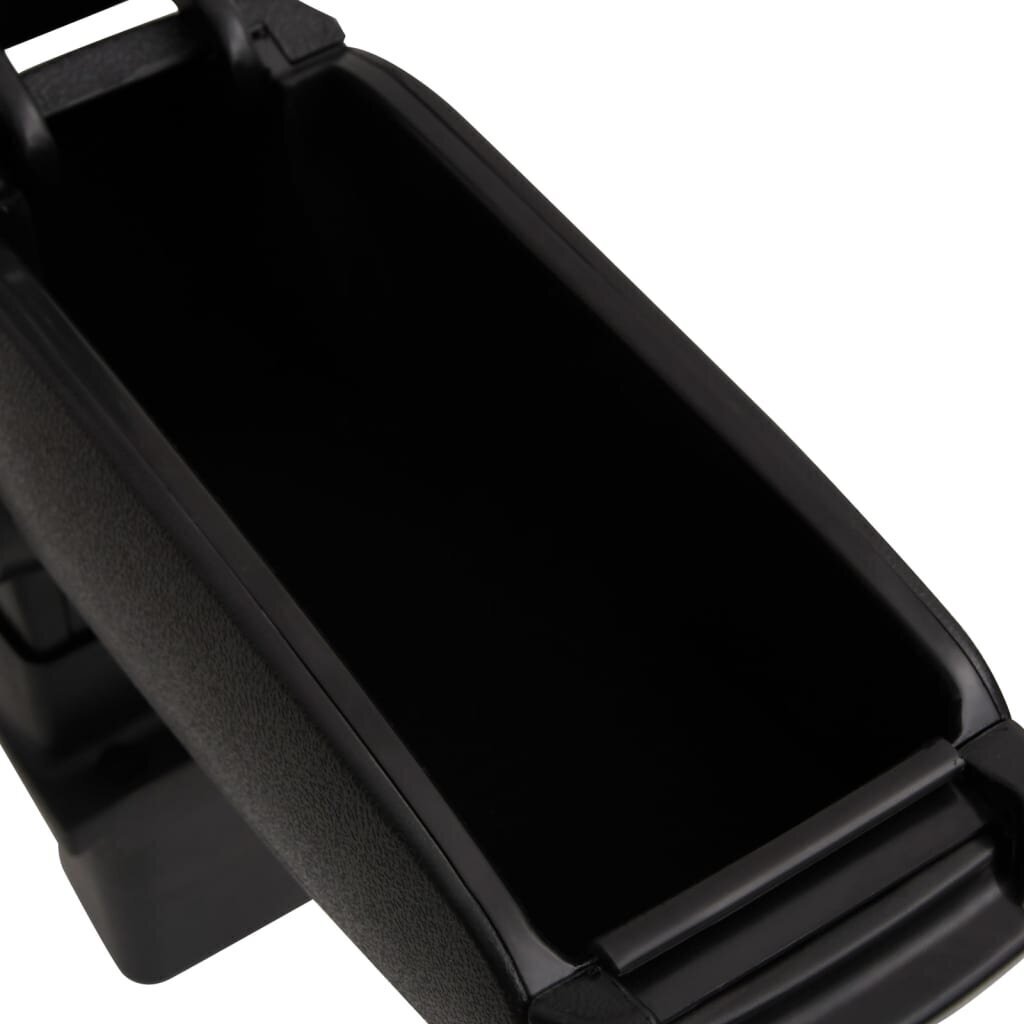 vidaXL auto käetugi, must, 12 x 32 x (34-50) cm, ABS hind ja info | Lisaseadmed | kaup24.ee