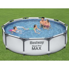 Bestway Steel Pro MAX ujumisbasseini komplekt 305 x 76 cm hind ja info | Basseinid | kaup24.ee