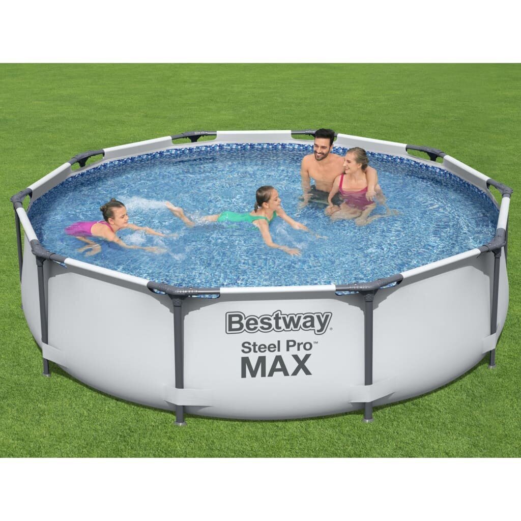 Bestway Steel Pro MAX ujumisbasseini komplekt 305 x 76 cm цена и информация | Basseinid | kaup24.ee