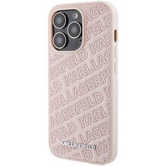 Karl Lagerfeld Monogram Ikonik iPhone 15 Pro Чехол - Черный цена и информация | Чехлы для телефонов | kaup24.ee