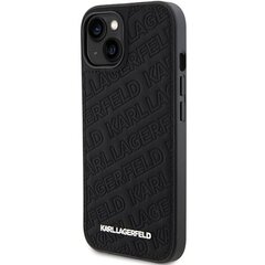 Karl Lagerfeld KLHCP15MPQKPMK iPhone 15 Plus 6.7" czarny|black hardcase Quilted K Pattern цена и информация | Чехлы для телефонов | kaup24.ee