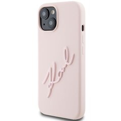 Karl Lagerfeld KLHCP15SPQKPMP iPhone 15 6.1" różowy|pink hardcase Quilted K Pattern цена и информация | Чехлы для телефонов | kaup24.ee