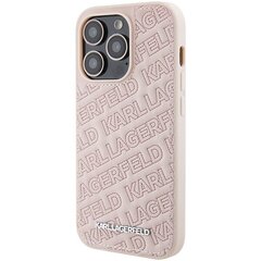 Karl Lagerfeld KLHCP15XPQKPMP iPhone 15 Pro Max 6.7" różowy|pink hardcase Quilted K Pattern цена и информация | Чехлы для телефонов | kaup24.ee