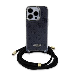 Guess IML Ring Stand Glitter MagSafe Case for iPhone 15 Pro Pink цена и информация | Чехлы для телефонов | kaup24.ee