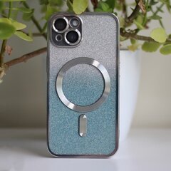 Glitter Chrome Mag dėklas, skirtas iPhone 15 Plus 6,7 sidabro gradiento цена и информация | Чехлы для телефонов | kaup24.ee