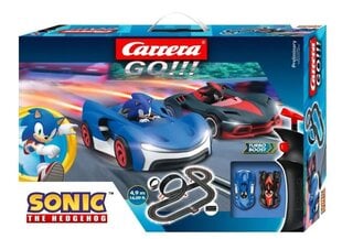 Автомобильная трасса Go Sonic Carrera, 4,9 м цена и информация | Игрушки для мальчиков | kaup24.ee