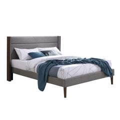 Кровать TEXAS с матрасом HARMONY DELUX 160x200см, серый цена и информация | Кровати | kaup24.ee