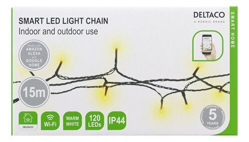 Jõulutulede valguskett 120 Led, 15 m hind ja info | Jõulutuled | kaup24.ee