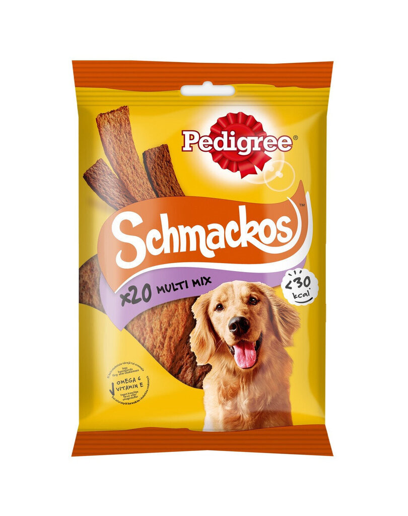 Pedigree Schmackos Multi Mix koos lihaga, 144gx9 hind ja info | Maiustused koertele | kaup24.ee