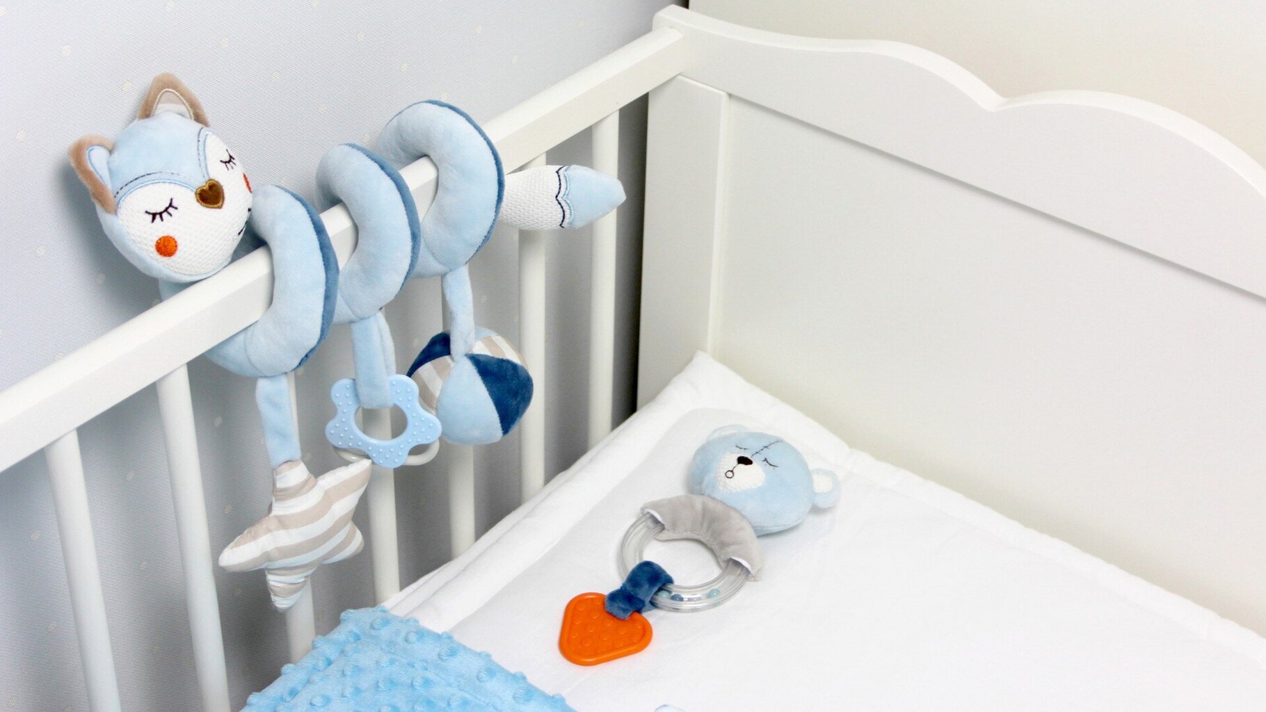 Spiraalne ripats, sinine rebane hind ja info | Imikute mänguasjad | kaup24.ee