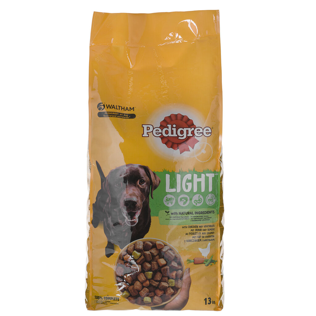 Pedigree Light koos kanaga, 13 kg hind ja info | Kuivtoit koertele | kaup24.ee