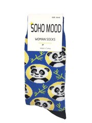 Sokid unisex Soho Mood Panda, sinine цена и информация | Женские носки | kaup24.ee