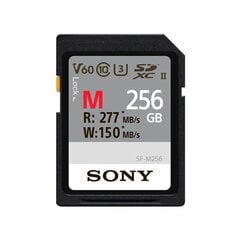 Sony Sdxc Professional 256GB Class 10 UHS-II цена и информация | Карты памяти | kaup24.ee
