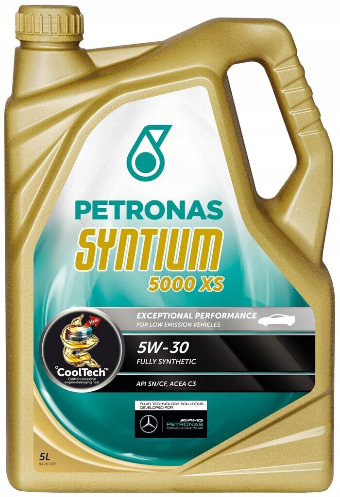 Mootoriõli Petronas Syntium 5000 XS 5W-30 SN, 5L hind ja info | Mootoriõlid | kaup24.ee