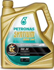 Моторное масло Petronas Syntium 5000 DM 5W-30 SN, 4 л цена и информация | Моторные масла | kaup24.ee